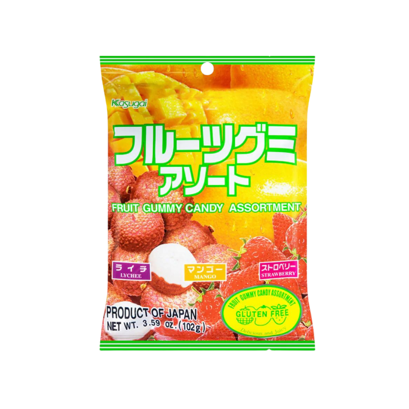 Kasugai Fruit Gummy Assort 102g